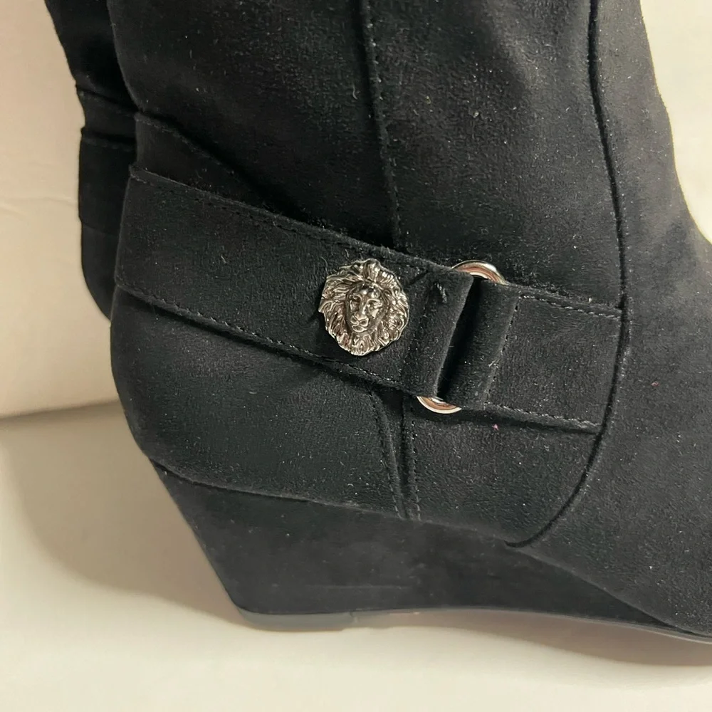 Anne Klein Black Over the Knee Boots